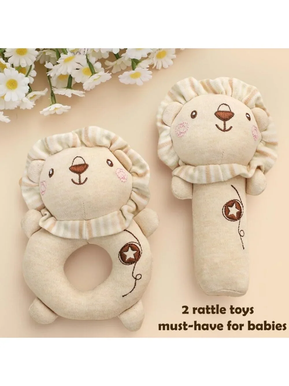 9-Piece Newborn Baby Gift Basket Set - Unisex Essentials, Rattles, Blanket